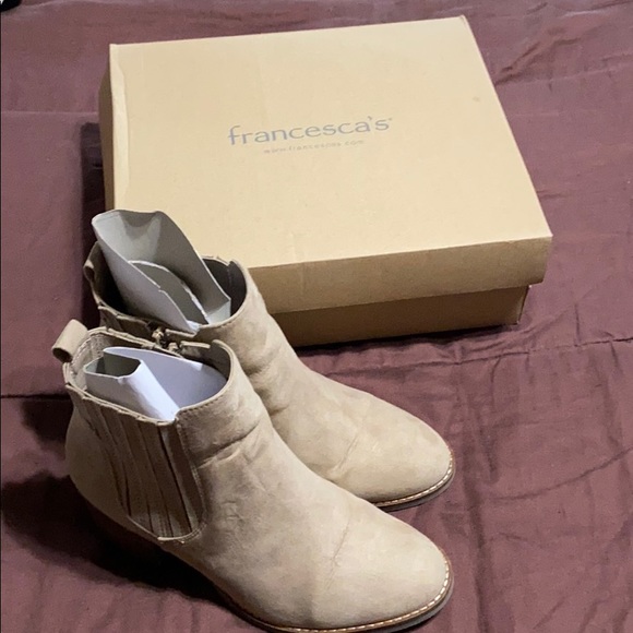 Francesca’s Tan Booties. New Condition! - Picture 5 of 11